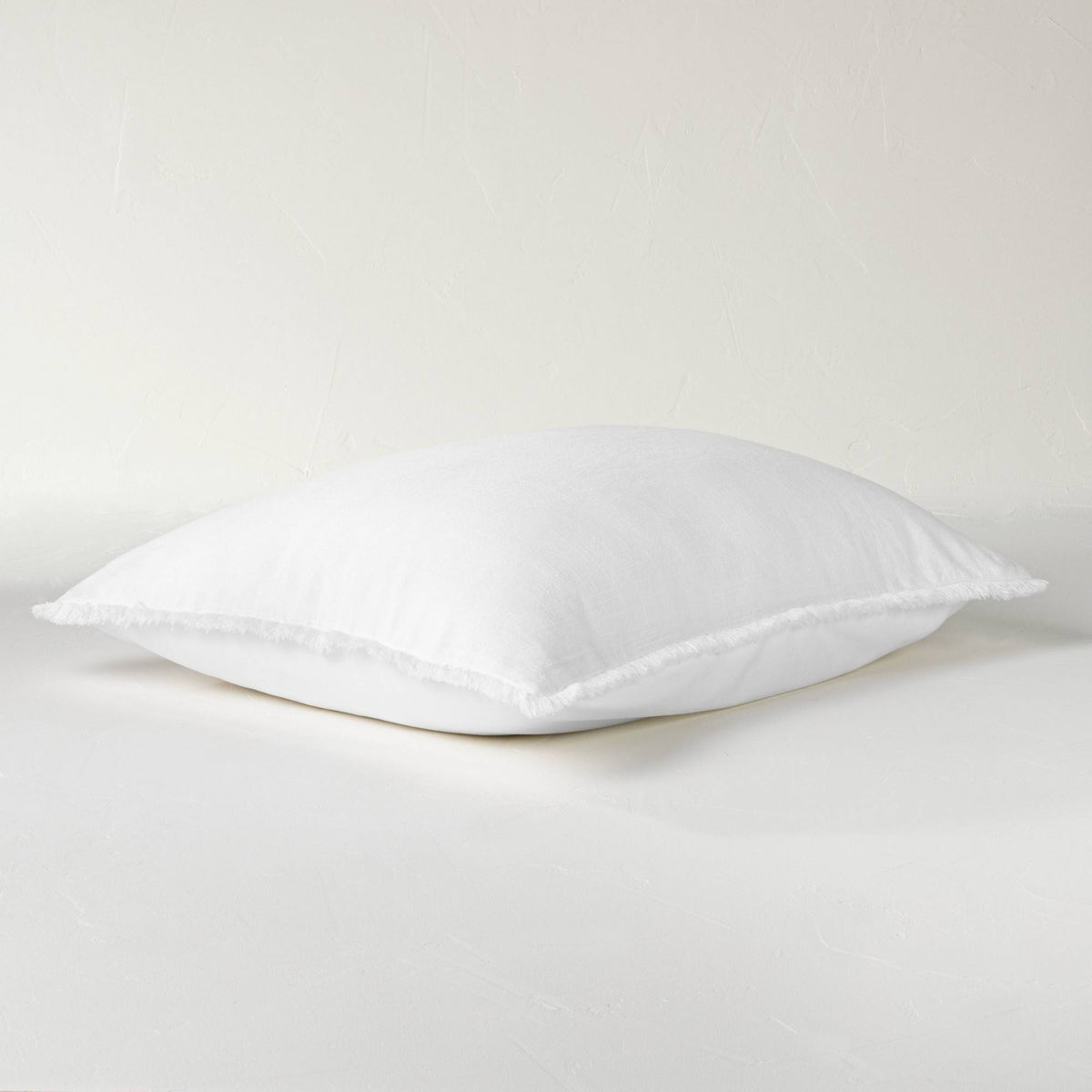 White Linen Blend Comforter & Sham Set B933777