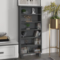 Dark Gray Solid Wood Pine Cabinet D2160