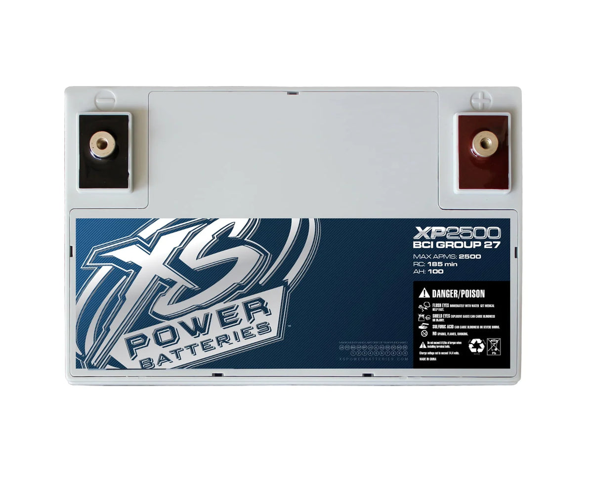 12V Compact Car Audio Battery AGM 80 Amp Hours F49112