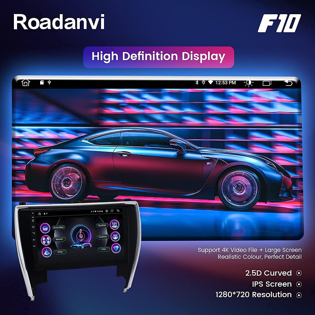 Car Stereo Bluetooth Radio with Touch Screen N498
