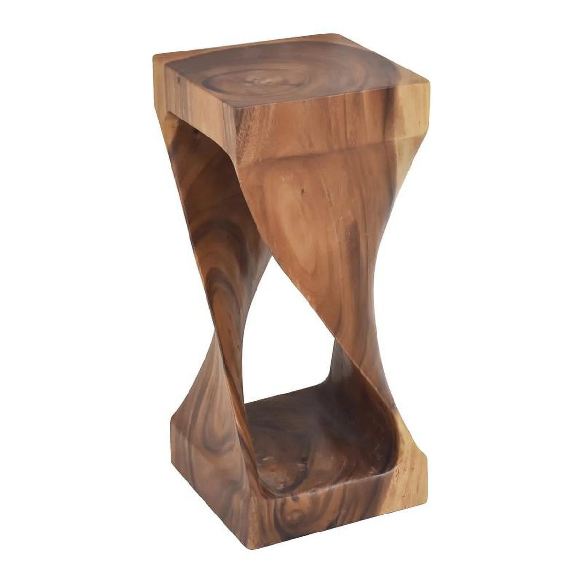Brown Wood Accent Side Table F712846