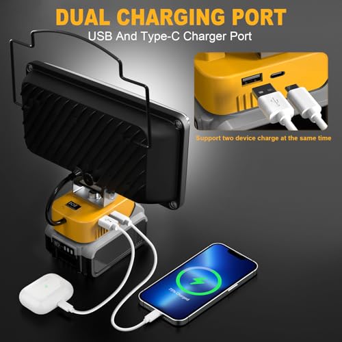 20V Max LED Work Light with USB & Type-C A3314