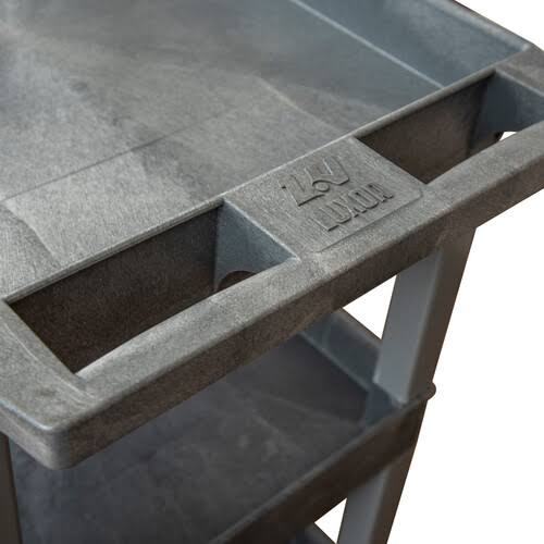 24 x 18 Plastic Three Shelf Utility Cart J360721