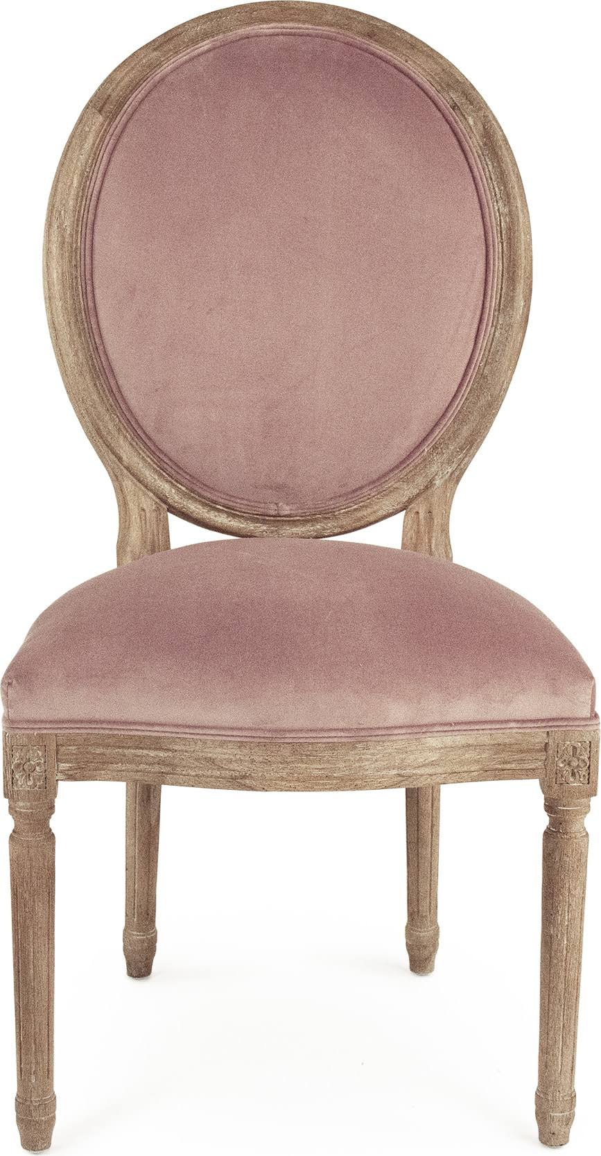 Dusty Rose Velvet Side Chair G6992