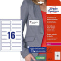 Name Badge Labels, 20 Sheets/320 Labels, White N53323