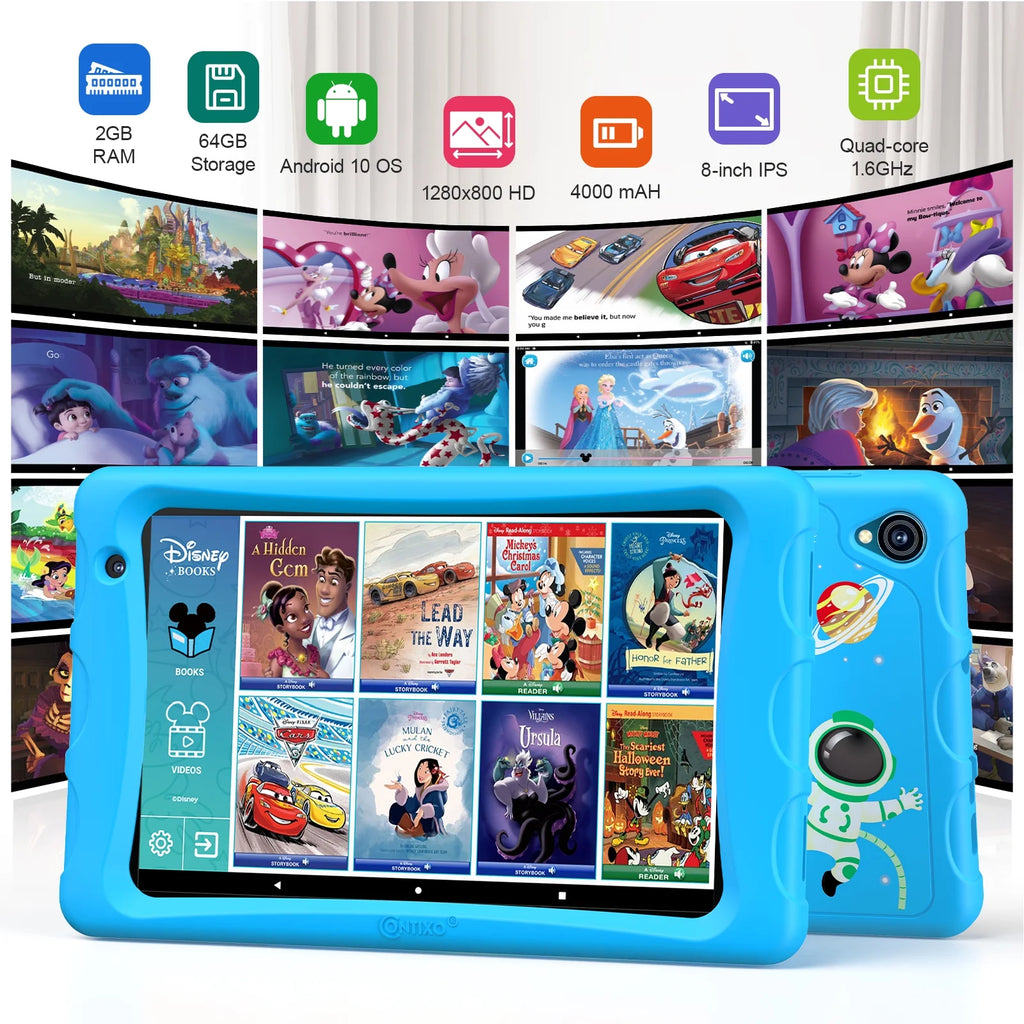 8" Android Kids Tablet 64GB Blue I331