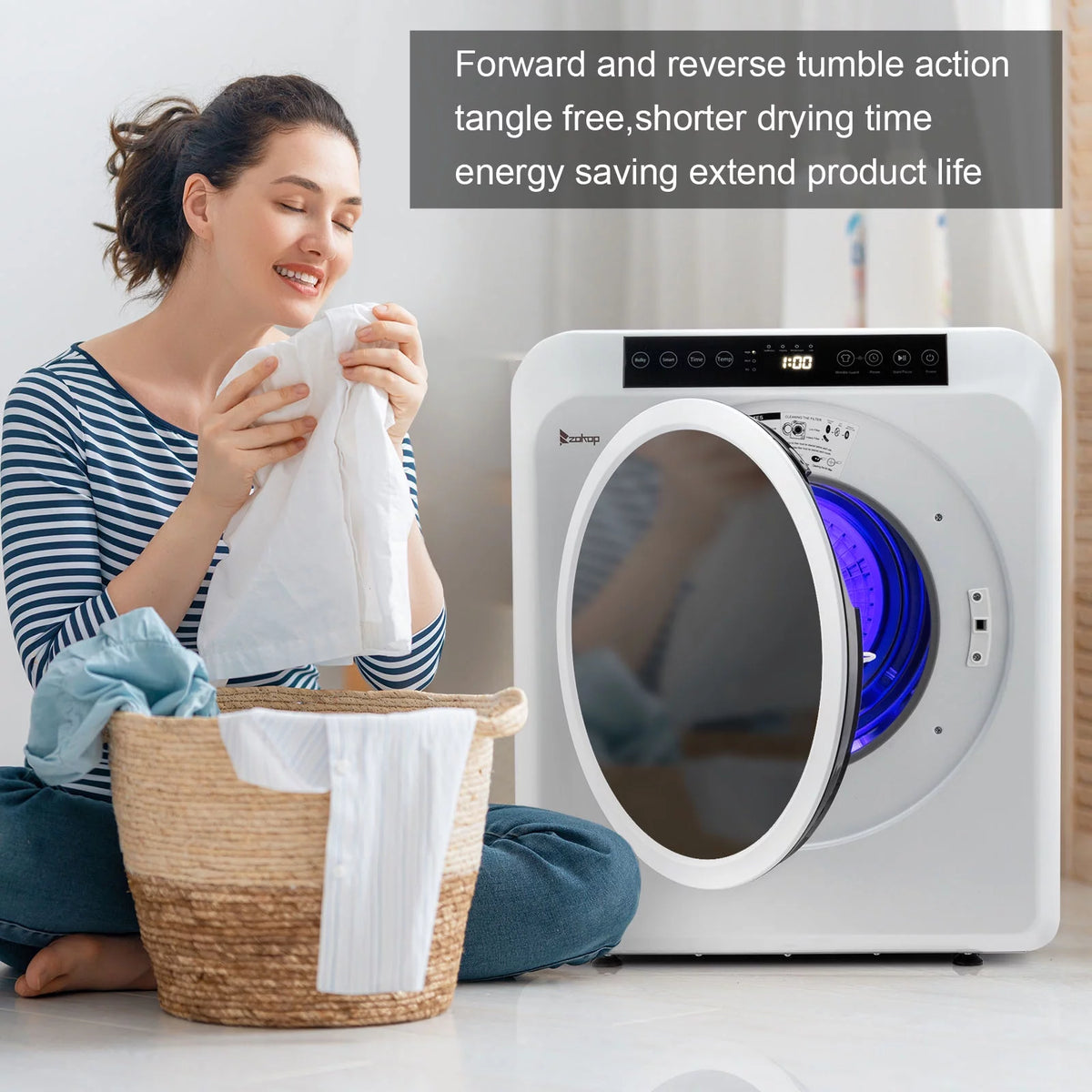 Compact Electric Dryer White T587