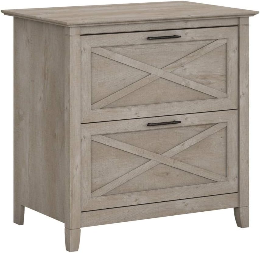 2 Drawer Lateral File Cabinet, Pure White Oak P693344