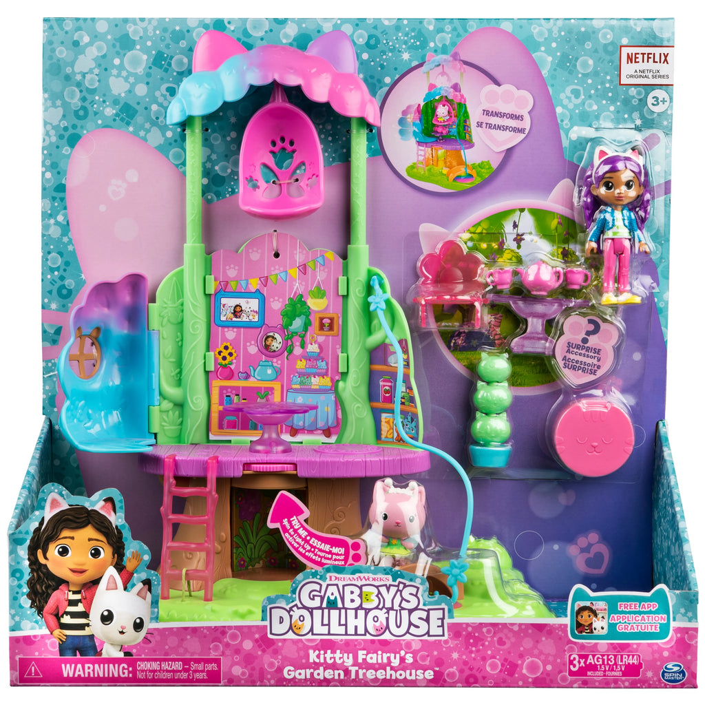 Transforming Garden Treehouse Set with 2 Figures O23393