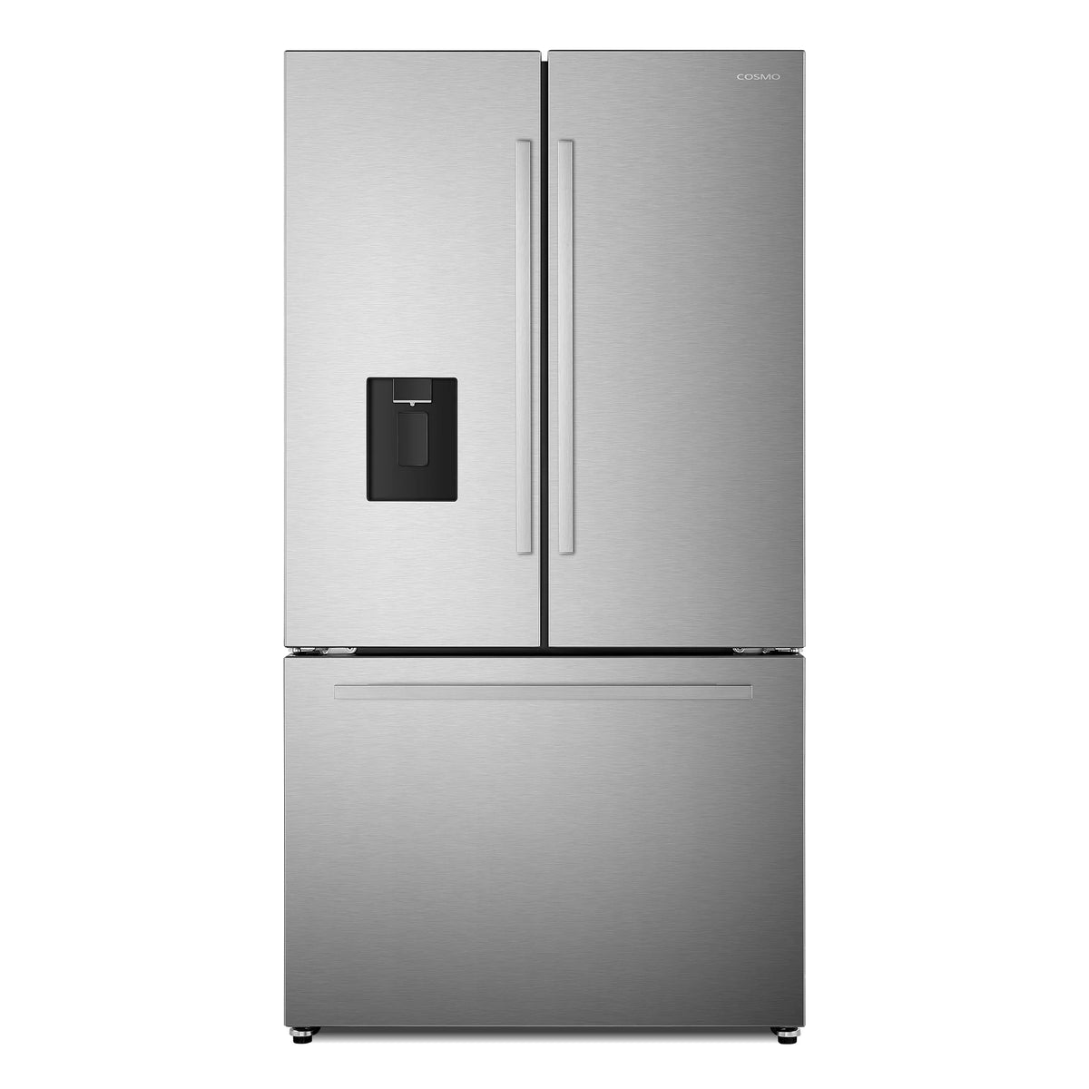 36 22.4 cu. ft. 3-Door French Door Refrigerator with Water Dispenser and Ice Maker in Stainless Steel W398