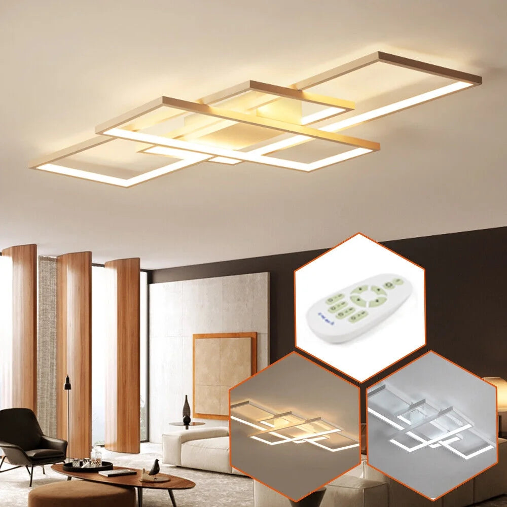 Modern LED Ring Flush Mount Ceiling Light Acrylic Lampshade G323