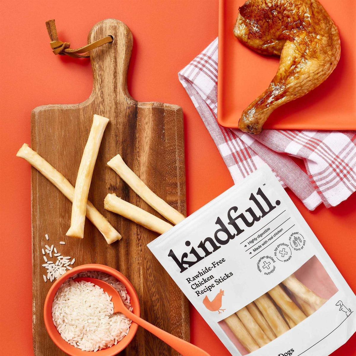 Rawhide-Free Recipe Stick Dog Treat A9648
