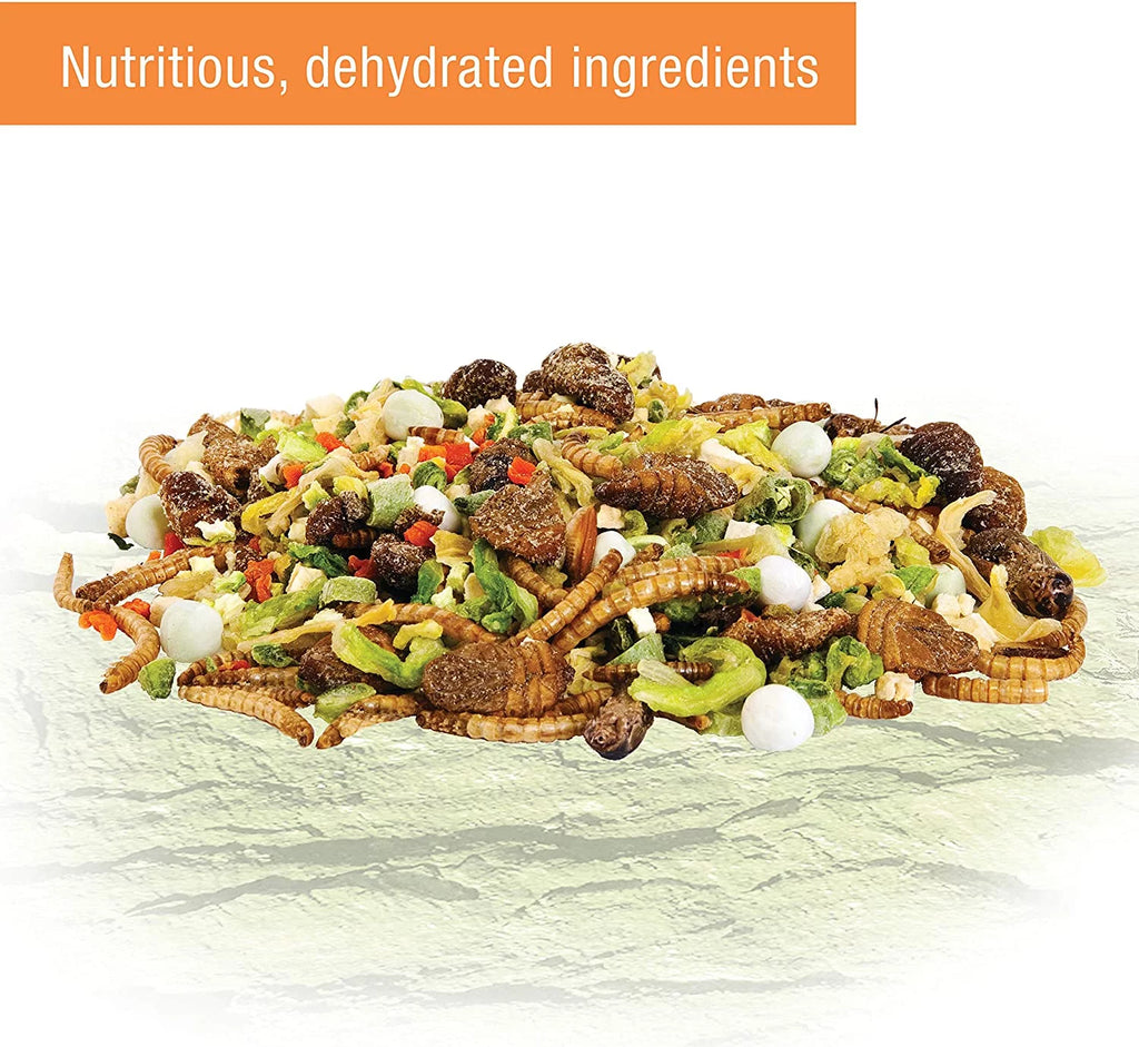 Reptile Food Omnivore Mix With Calcium 4-Ounce U648