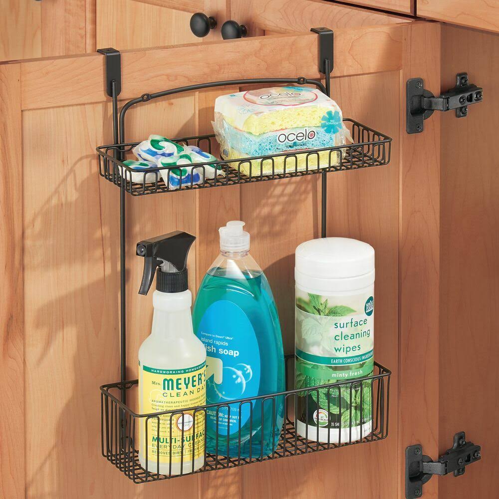 Over Cabinet Hanging Storage Organizer Basket C564802