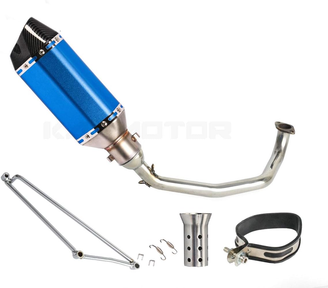 250mm Half Blue Exhaust System Muffler Z42060
