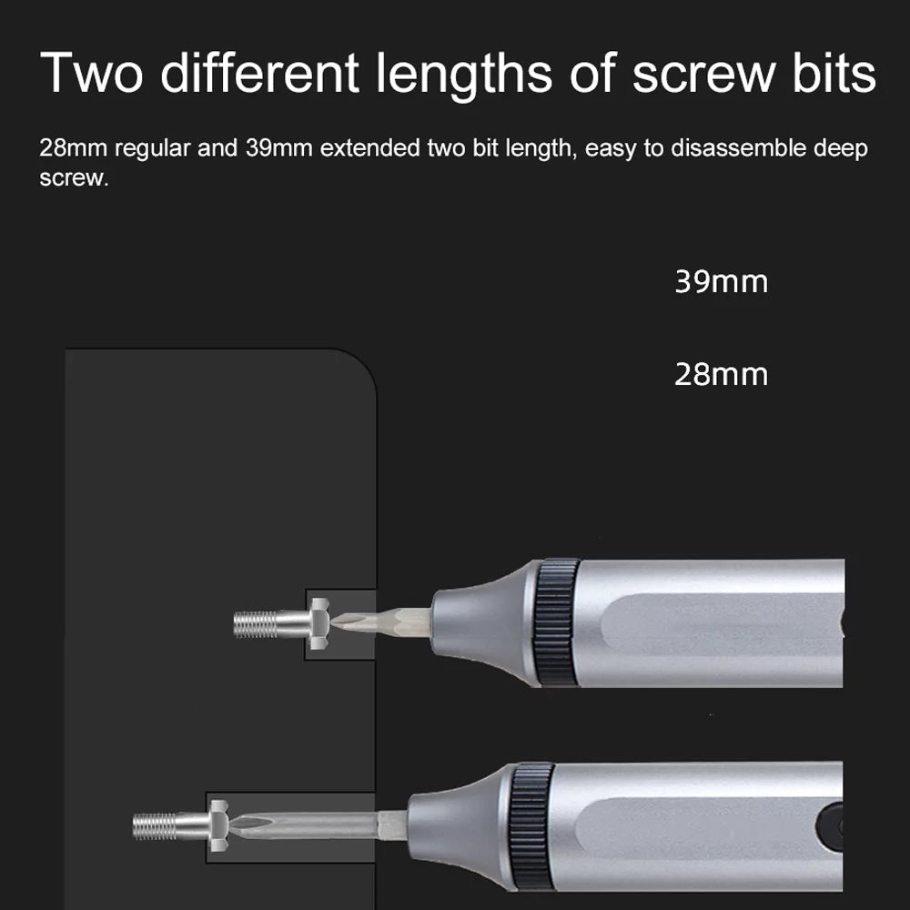 Adjustable Rotation Electric Screwdriver Set X8294