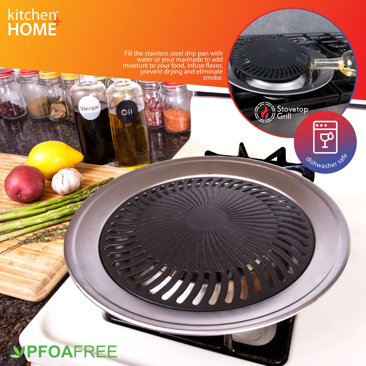 Smokeless Stove Top Grill Pan Q79451