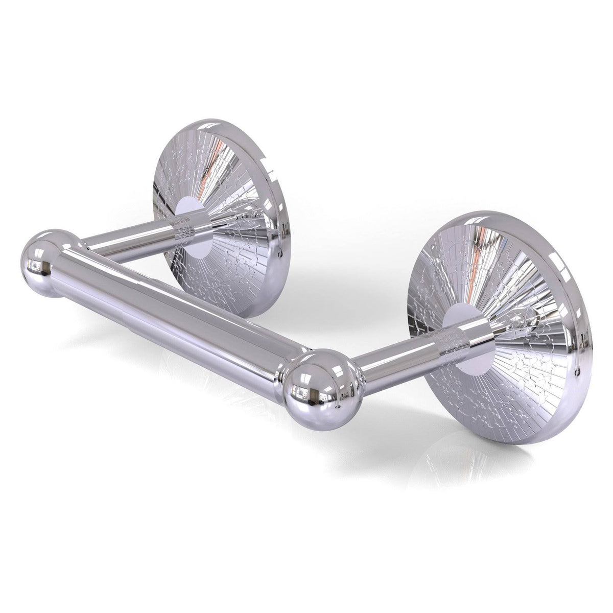 Polished Chrome 2 Post Toilet Tissue Holder Z80607