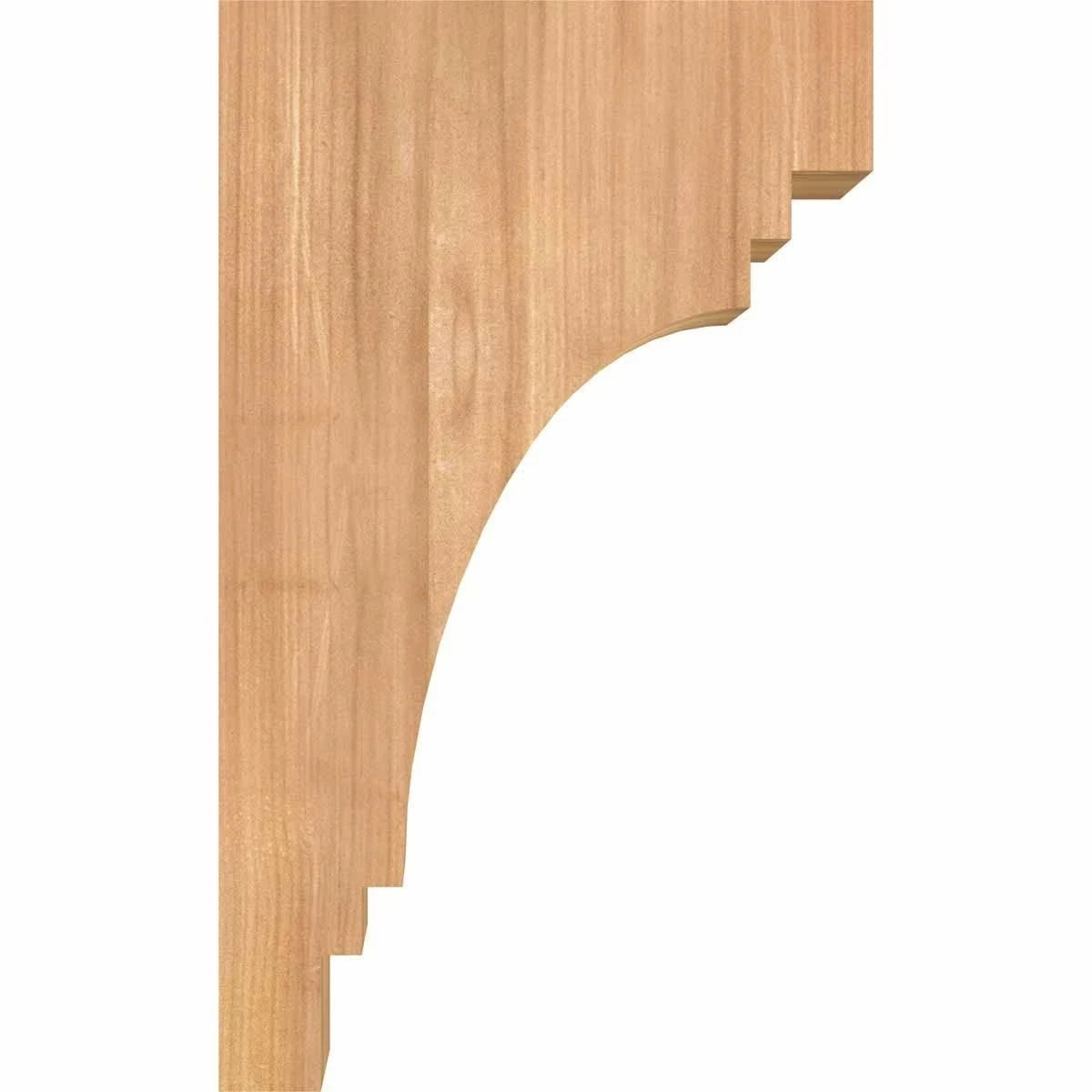 3 1/2x22W x 10x22D x 26x22H Western Red Cedar Corbel B99425