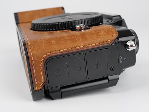 Handmade Genuine Leather Camera Half Case G924