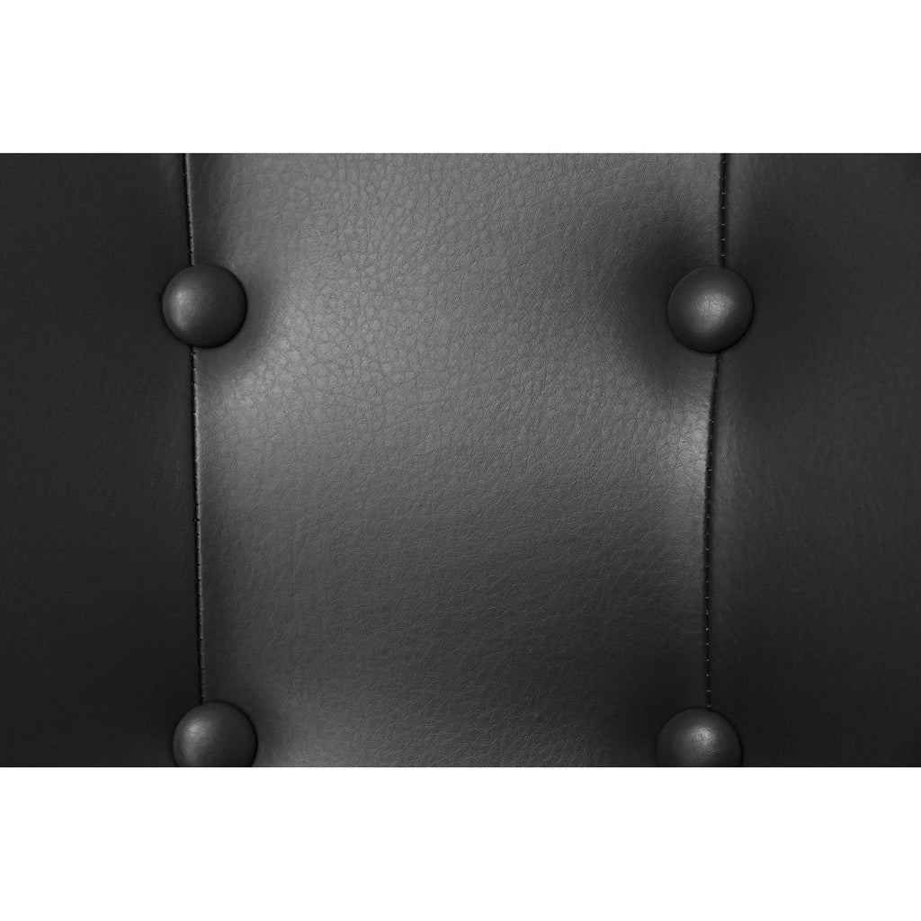 Faux Leather Dining Chair Set of 2 Grey M64714