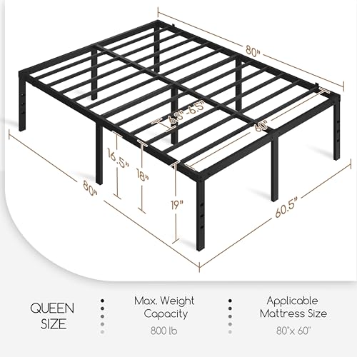 14 Inch Full Metal Platform Bed Frame with Under Bed Storage X92020