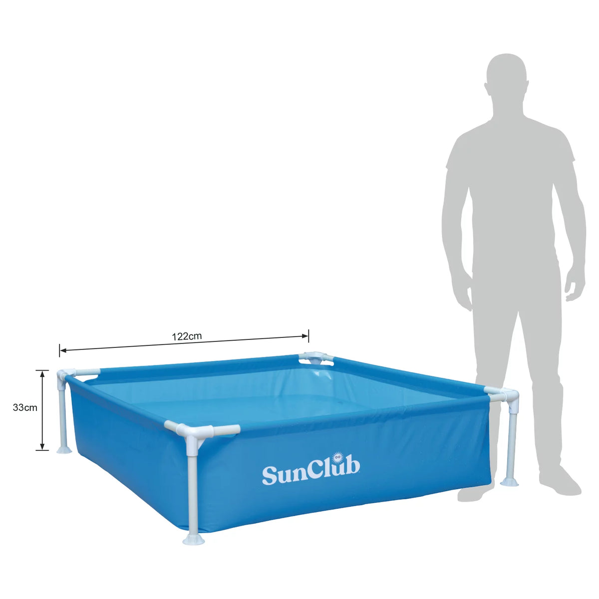15 Foot x 36 Inch Steel Frame Above Ground Swimming Pool Y45581