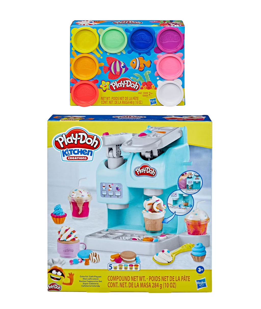 Colorful Caf Playset with 8 Pack of Rainbow Compound F7912