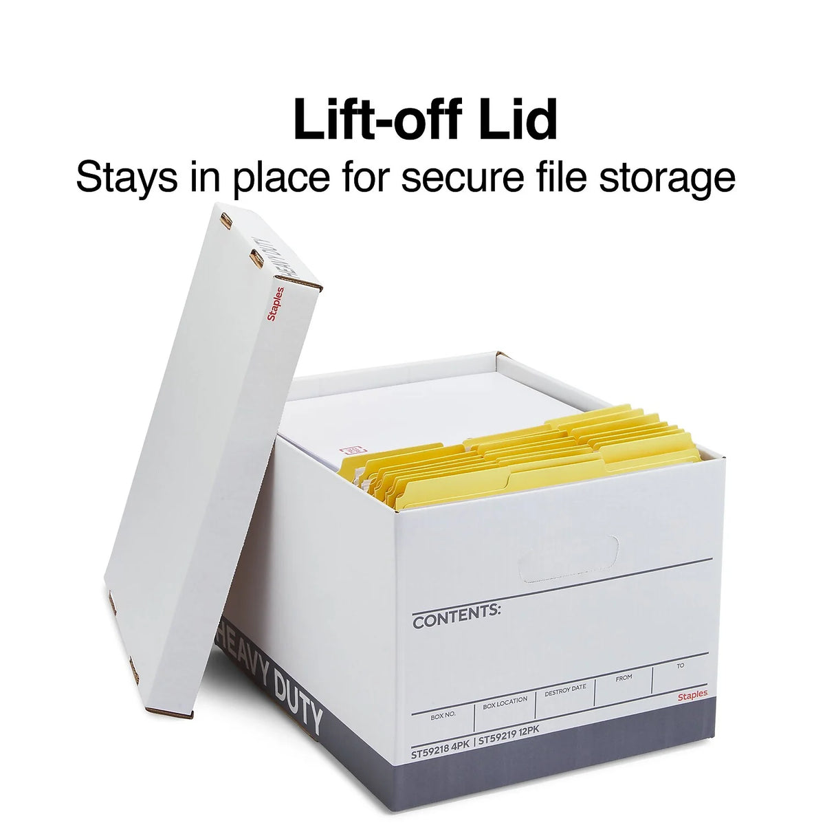 Corrugated Boxes Letter/Legal Size White/Gray 4/Carton X717