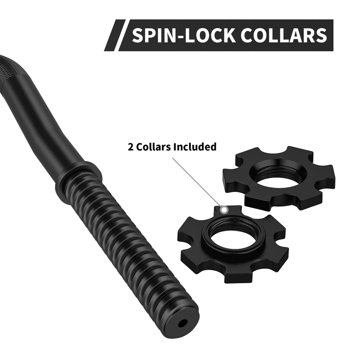 47'' Olympic Curl Bar with Collars K828816