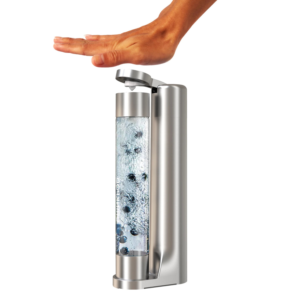 Home Soda Maker with 2 CO2 Cylinders and 3 Bottles Silver X3471