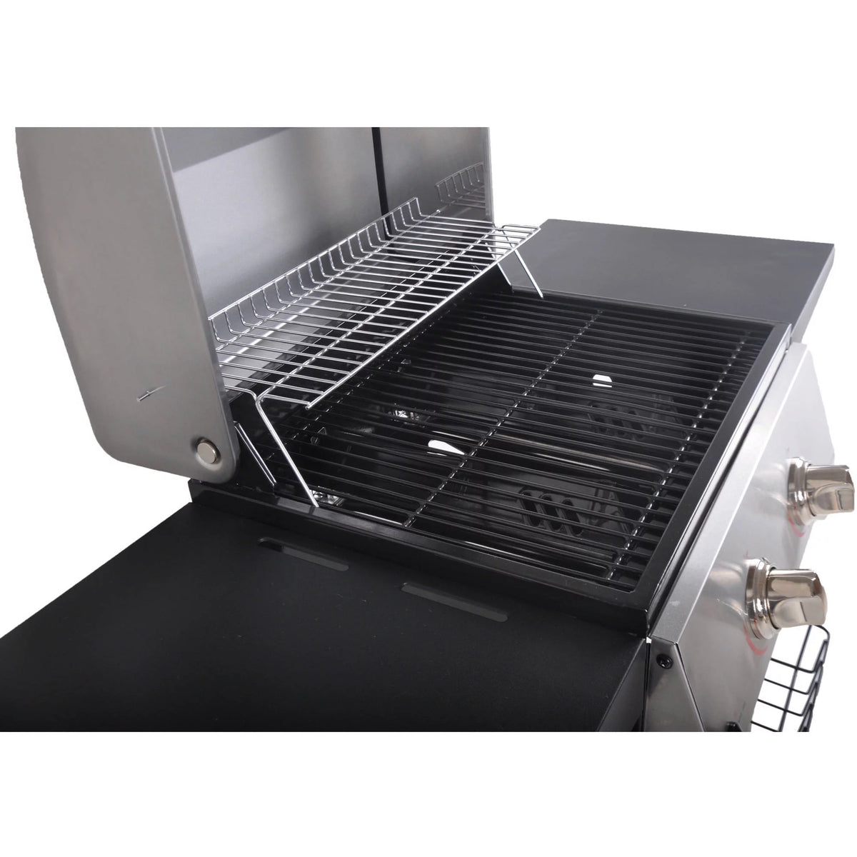 2-Burner Propane Gas Grill, Stainless and Black Z317695