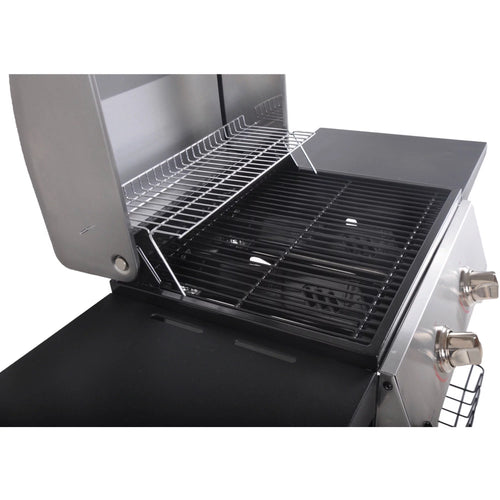 2-Burner Propane Gas Grill, Stainless and Black Z317695