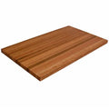 1-3/4x22 Thick Appalachian Red Oak Edge Grain Butcher Block Island Countertop 72x22 W x 32x22 D, Oil Fin Q8471