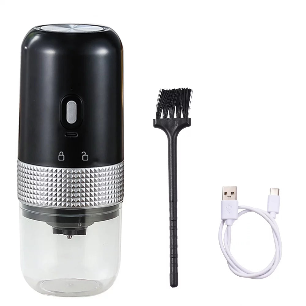Portable Electric Burr Coffee Grinder 13W 200ml USB Rechargeable Adjustable Z137875