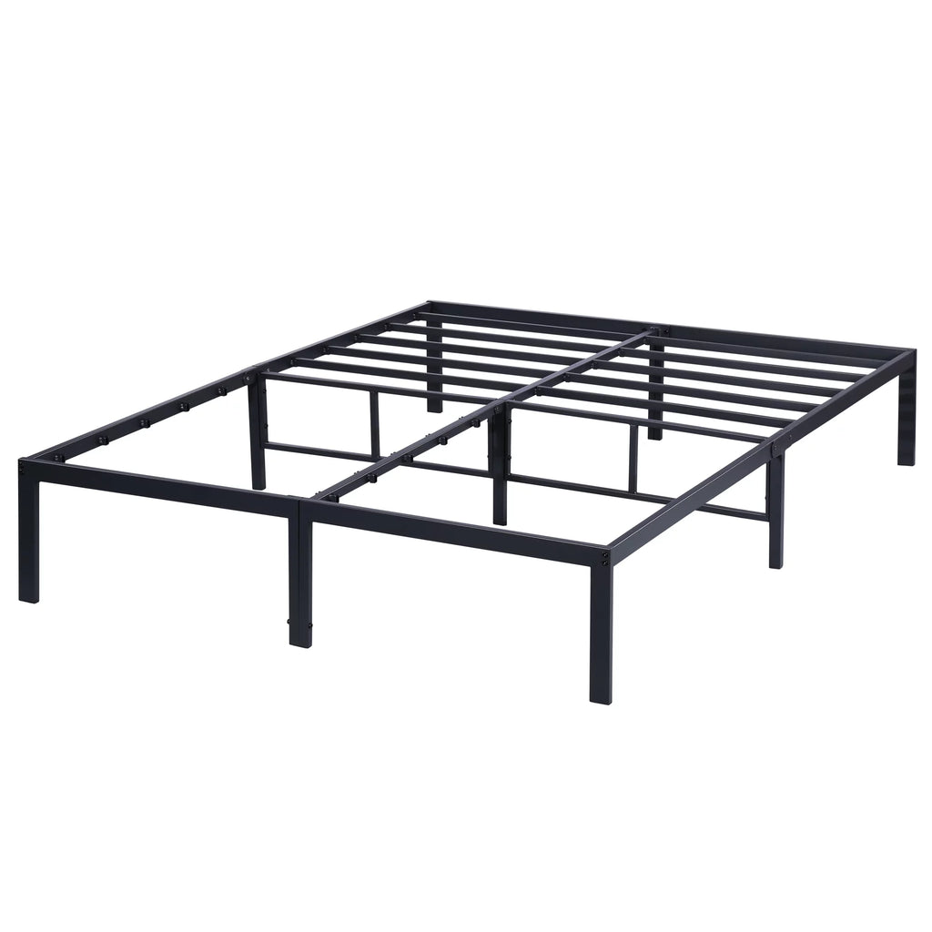 14" Steel Slat Metal Platform Bed Frame, Twin XL Size Z9454