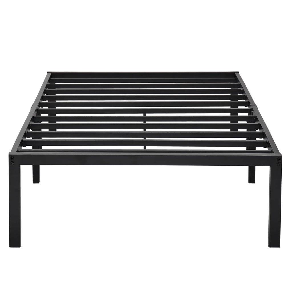 14" Steel Slat Metal Platform Bed Frame, Twin XL Size Z9454