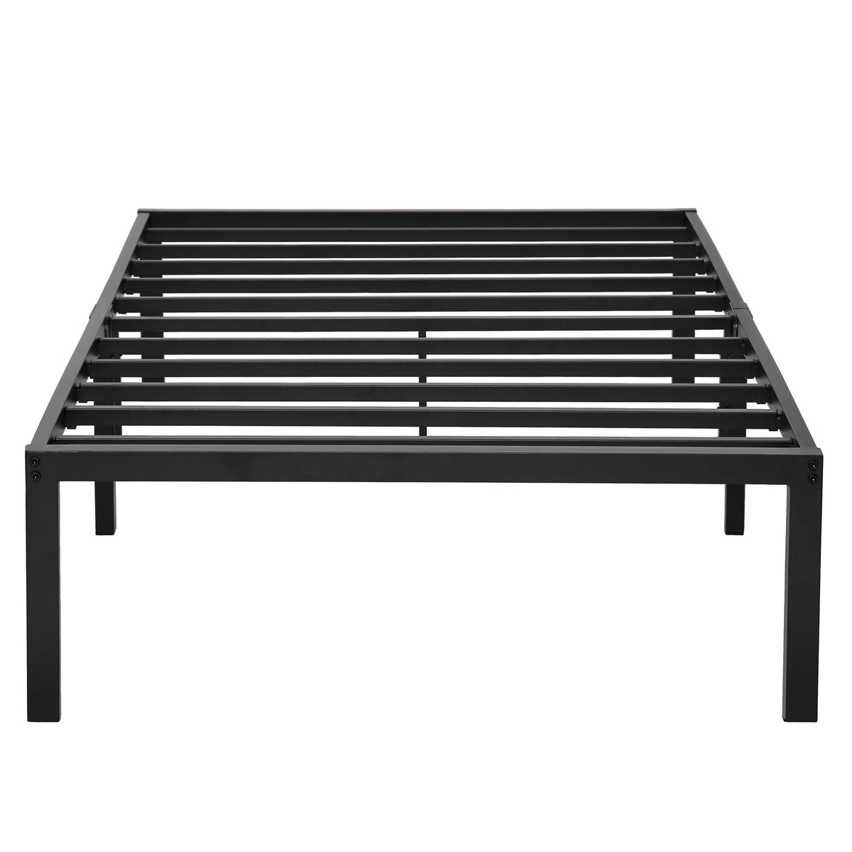 14" Steel Slat Metal Platform Bed Frame, Twin XL Size Z9454