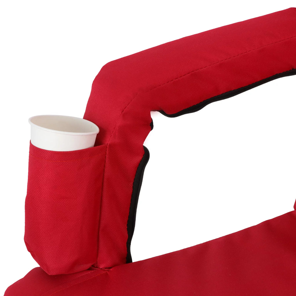 Red Stadium Seats Chairs 2 Pieces V872393
