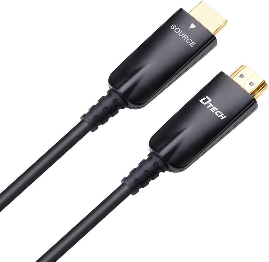 50m Fiber Optic HDMI Cable Black R588