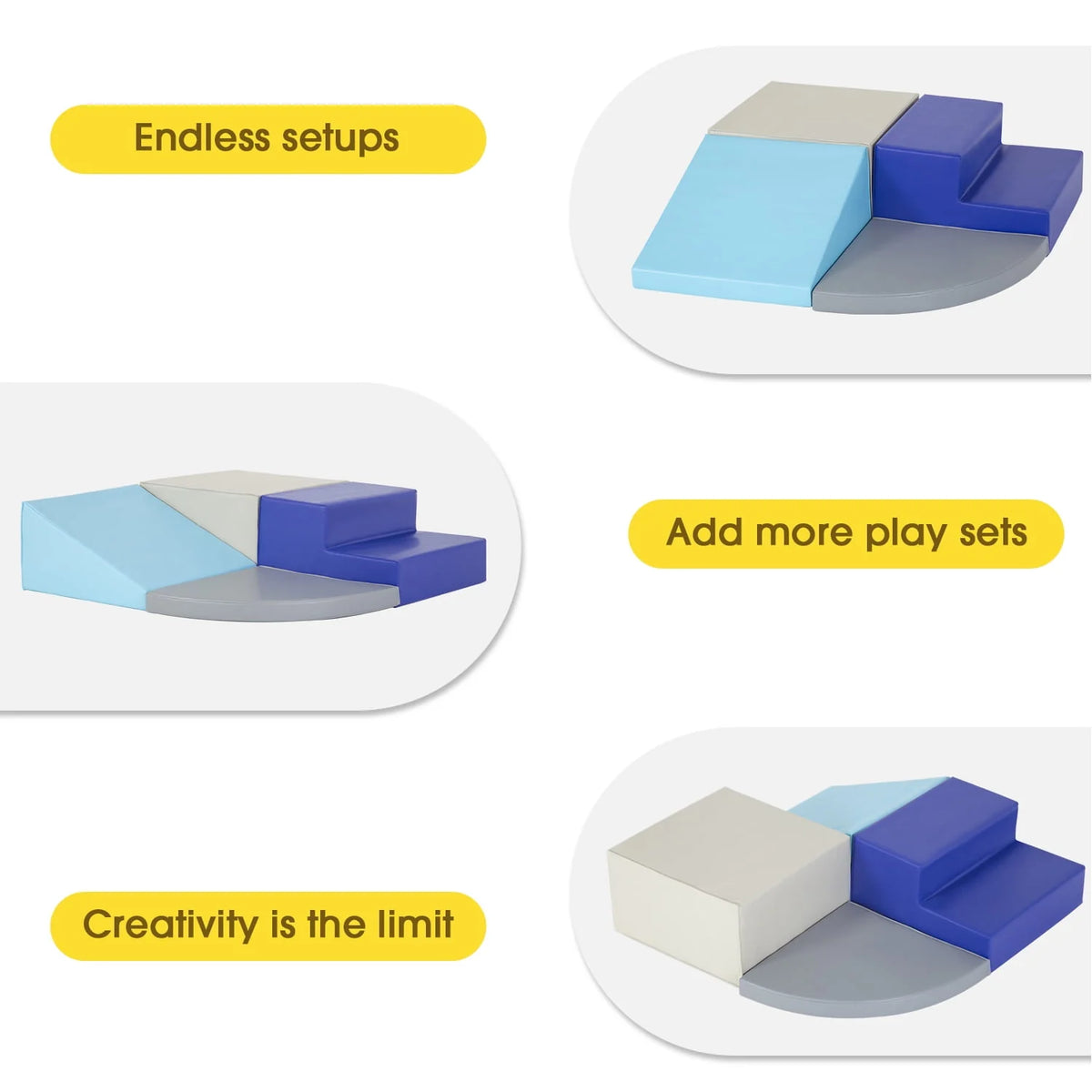 4-Piece Foam Climbing Blocks U240636