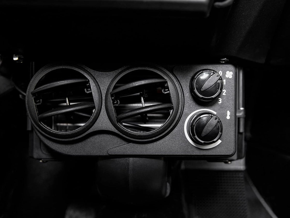 Cab Heater with Built-in Shutoff Valve, 360 Degree Adjustable Vents B46260
