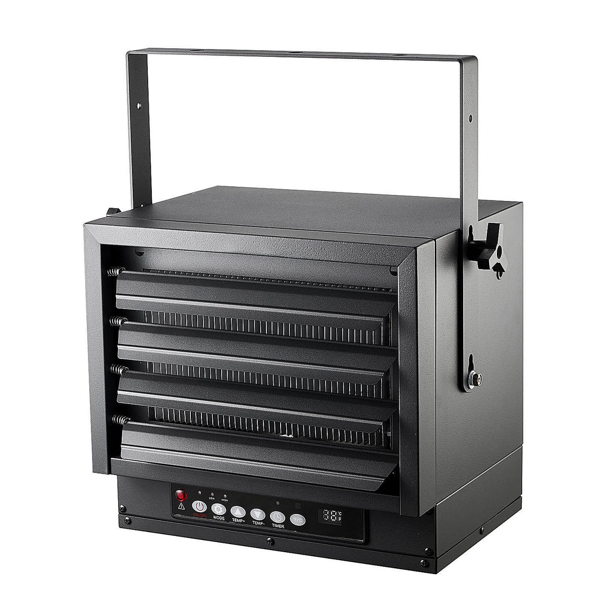 Black 7500W 240V Hard Wired Digital Electric Garage Heater with Remote O217698