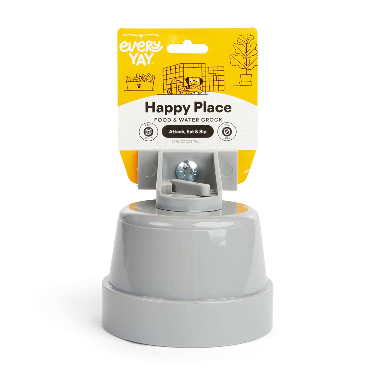 Grey Dog Crock A730206