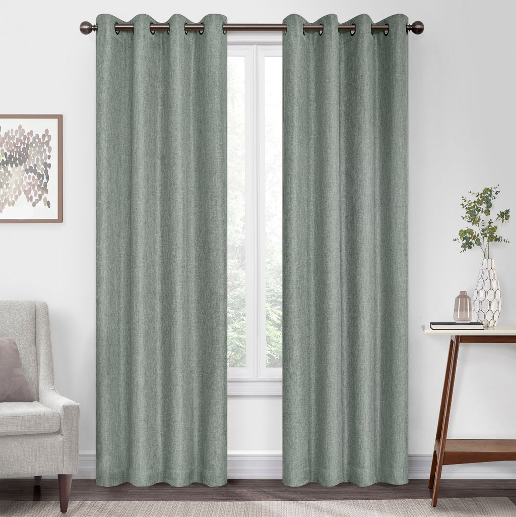 Celadon 50 x 84 Blackout Grommet Top Window Panel J67100
