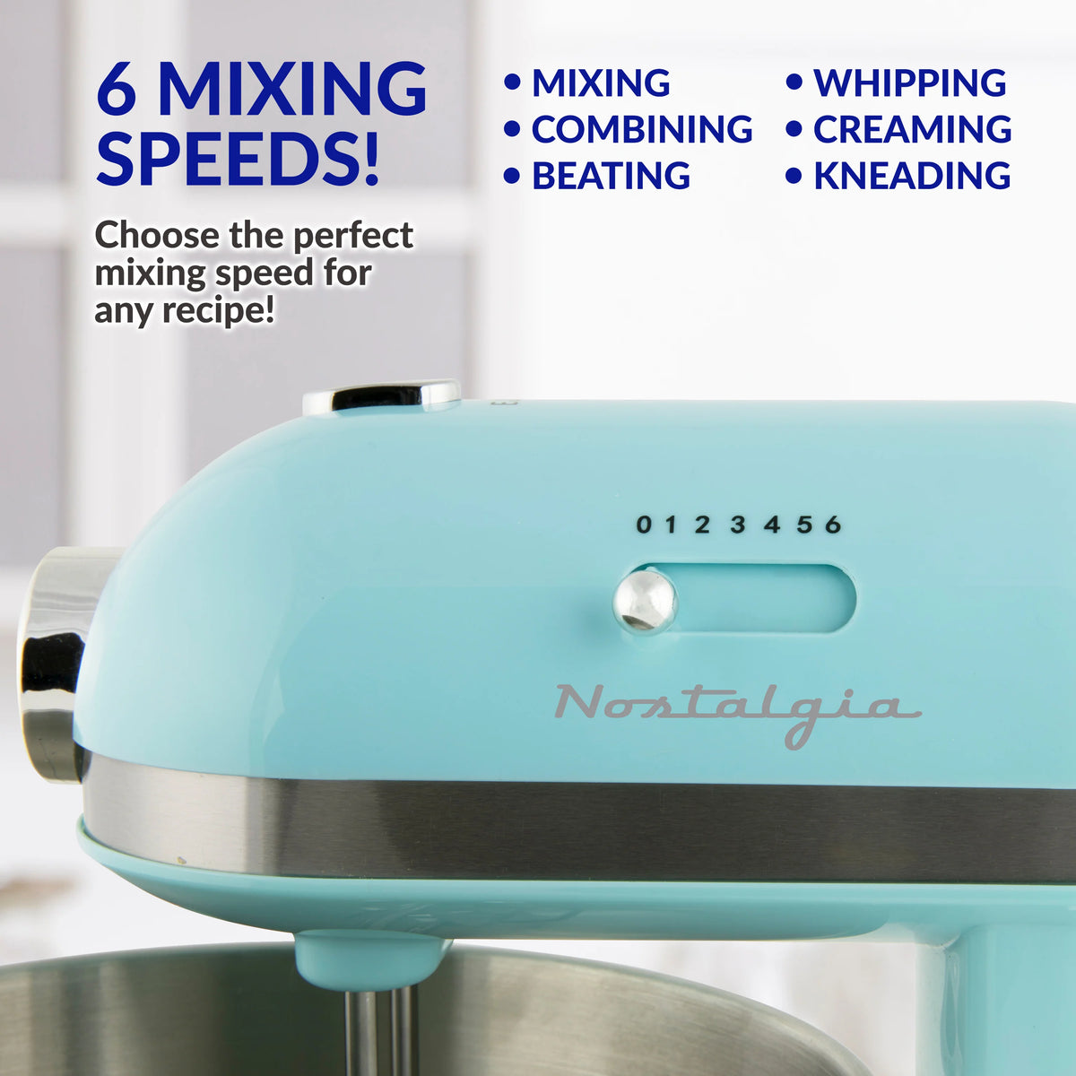 Aqua 3.5 Qt Retro Stand Mixer U239