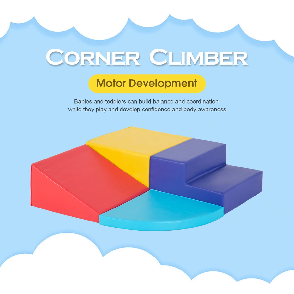 4-Piece Foam Climbing Blocks U240636