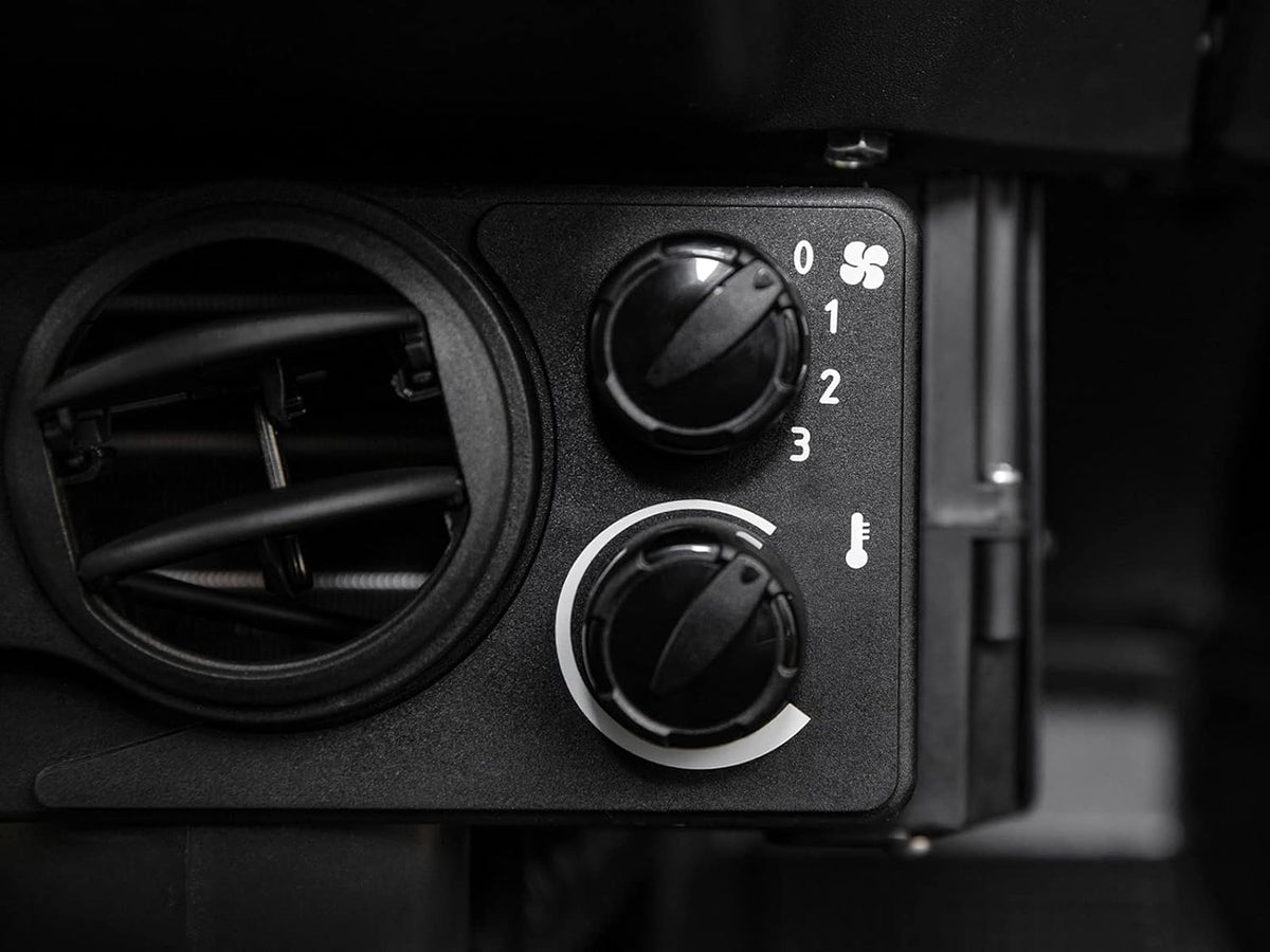 Cab Heater with Built-in Shutoff Valve, 360 Degree Adjustable Vents B46260