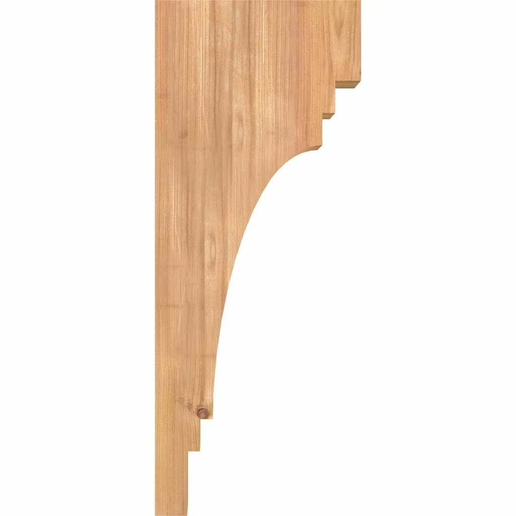 3 1/2x22W x 10x22D x 26x22H Western Red Cedar Corbel B99425
