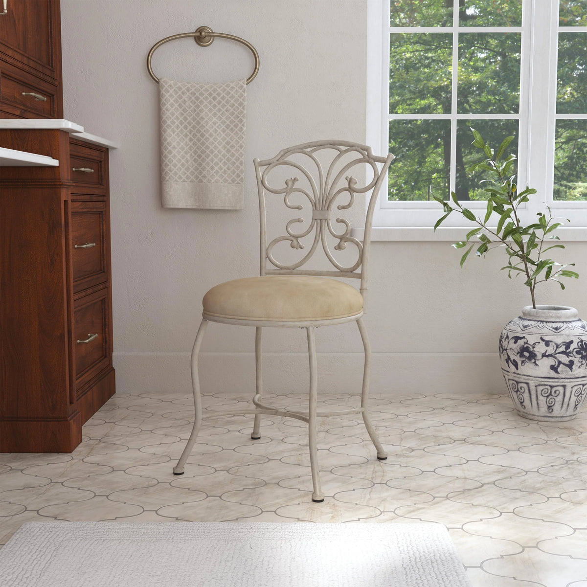 Metal Vanity Stool M2272